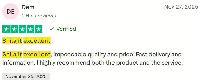 Review from Dem