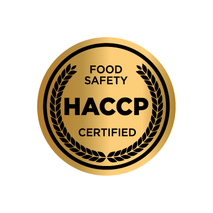 HACCP Food Safety Certified
